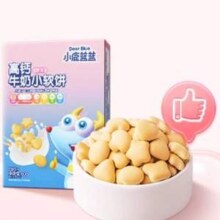 三只松鼠旗下 小鹿蓝蓝 高钙牛奶小软饼 60g*3件