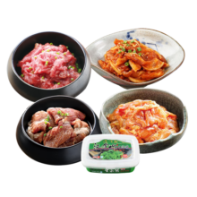 汉拿山烤肉组合1.5kg 烤牛肉鸡腿五花猪梅肉大规格包装 韩式风味 烤牛肉+辣五花+猪梅肉+鸡腿肉