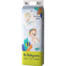 bc babycare纸尿裤Air pro弱酸超薄透气婴儿拉拉裤男女宝宝专用尿不湿  纸尿裤-XL码32片/包