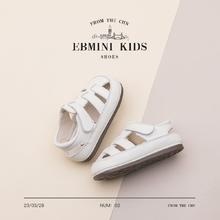 百亿补贴：EBMINI 英贝米尼 2024夏季新款软底防滑女宝宝学步鞋1-3岁男小童幼童凉鞋