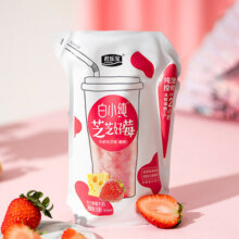 君乐宝白小纯生牛乳纯牛奶果味组合装芝芝好莓200ml*10袋营养早餐