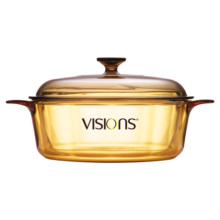 康宁（VISIONS）3.25L汤锅玻璃锅炖锅煮锅 耐高温锅身可进蒸烤箱微波炉洗碗机 VS-32晶彩系列 24cm