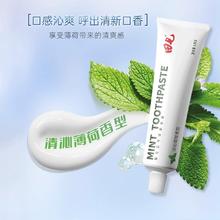 田七 口气清新薄荷牙膏120g*3支