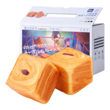 plus会员、需弹券：三只松鼠 魔方吐司红豆味480g/箱