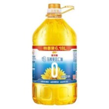 京东百亿补贴、PLUS会员：金龙鱼 食用油 零反式脂肪压榨 葵花仁油6.18L