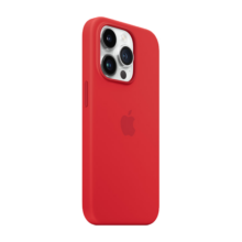 Apple/苹果 iPhone 14 Pro Max 专用 MagSafe 硅胶保护壳 iPhone保护套-红色 保护套 手机套 手机壳