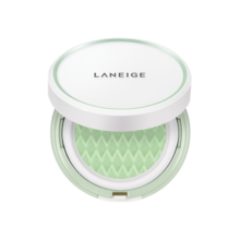 兰芝（LANEIGE）气垫BB霜 雪纱丝柔隔离气垫浅绿色30g(含替换芯 修饰泛红 )