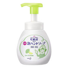 花王（KAO）进口洗手液 健康抑菌去污洗手液泡沫型柑橘香240ml 儿童成人通用