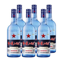 88vip：红星二锅头蓝八43度750ML*6整箱