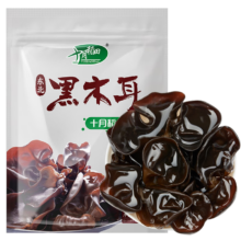 plus会员，京东百亿补贴：十月稻田 东北黑木耳500g 干货