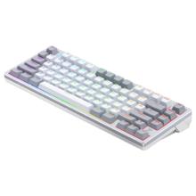 MC 迈从 Z75 80键 半铝三模机械键盘 银龙 奶黄轴 RGB 无环绕灯款