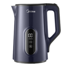 PLUS会员、需首购: Midea 美的 电热水壶 1.7L 双层触控防烫 多段控温 SHE1733