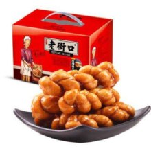 PLUS会员、需凑单：老街口 麻花礼盒 1000g*3件