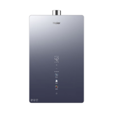 海尔（Haier）16升燃气热水器天然气无级变频水伺服恒温双增压零冷水抑垢护肤净水洗彩晶屏JSQ30-16WN9S(12T)U1