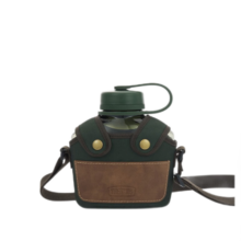 膳魔师（THERMOS） 保温杯朱一龙同款男女焖烧杯316不锈钢壶便携家用大容量TSK2系列 TSK2-1000云杉绿塑料壶 1100ml