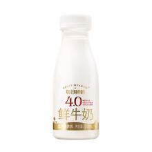 SHINY MEADOW 每日鲜语 蒙牛每日鲜语4.0g全脂鲜牛奶250ml*12瓶装纯鲜牛奶营养早餐奶