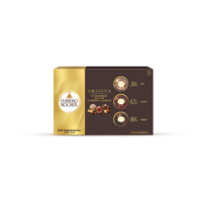 费列罗（FERRERO）榛果威化糖果黑巧克力 喜糖女神节礼物 15粒礼盒分享装187.5g