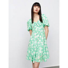 PEACEBIRD WOMEN 太平鸟女装 碎花短款连衣裙
