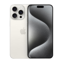 PLUS会员：iPhone 15 Pro Max 苹果 双卡双待ASIS资源 白色钛金属 512GB 大礼包+2年店保