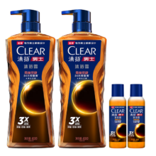 京东百亿补贴:清扬（CLEAR）男士古龙香氛沐浴露留香雨林秘境木质香氛600g*2+100g*2 持久留香