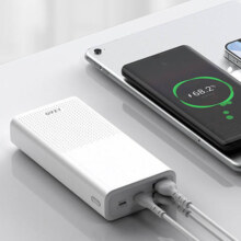 ?需入会：京东京造 JP256 移动电源 白色 20000mAh Type-C/Micro-B 22.5W 双向快充