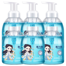 隆力奇泡沫洗手液500ml*6瓶儿童洗手滋润呵护家庭套装补充装