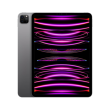 Apple/苹果 iPad Pro 11英寸平板电脑 2022年款(128G WLAN版/M2芯片/学习办公娱乐/MNXD3CH/A)深空灰色