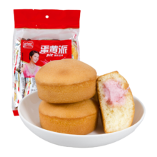 plus会员：盼盼 蛋黄派（草莓味） 180g*6件