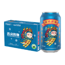 再降价、88VIP：YANJING BEER 燕京啤酒 鲜啤 冬奥定制款 330ml*24听