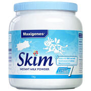 澳洲进口！Maxigenes美可卓 脱脂蓝妹子 高钙高蛋白无蔗糖奶粉1kg