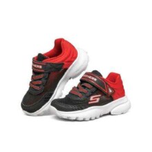 限量2000件、概率券：SKECHERS 斯凯奇 男小童 网面透气童鞋 魔术贴运动鞋