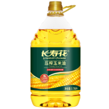 plus会员：长寿花 玉米油3.78L 食用油 非转基因压榨一级 *2件