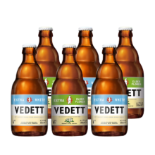 临期：VEDETT白熊 白熊+白熊接骨木花 精酿啤酒组合装 330ml*6瓶 330mL 6瓶*2件