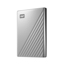 西部数据（WD）4TB 移动硬盘 type-c My Passport Ultra 2.5英寸 银 机械硬盘 大容量 手机电脑外接 加密兼容Mac
