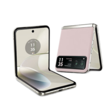 摩托罗拉moto razr 40 漂亮实力派 自由悬停随心拍 大电池续航 类zflip5G折叠屏手机 12GB+256GB樱络粉