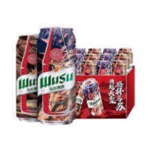 需首购：乌苏啤酒（wusu）大红乌苏烈性小麦啤酒 500ml*12罐*2件