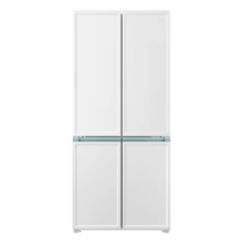 海尔（Haier）冰箱白巧系列501L零距离自由嵌入式四开门十字对开门全空间保鲜风冷无霜EPP超净家用智能超薄冰箱 白巧501+全空间保鲜+零距离嵌入+宽幅变温区