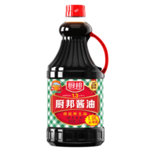 厨邦 酱油 特级生抽 晒足180天 传统酿造酱油 大桶装 1.9L