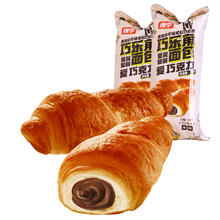 桃李 面包 巧克力夹心牛角包6袋450g