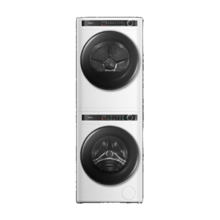 Midea 美的 洗烘套装10公斤滚筒洗衣机烘干机 MG100L0+MH100-HL0
