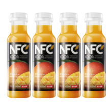 农夫山泉 NFC果汁饮料（冷藏型）100%鲜果压榨芒果混合汁 300ml*4瓶