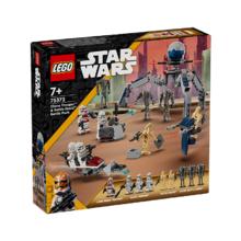 LEGO 乐高 积木星球大战75372克隆人士兵与机器人7岁+儿童玩具生日礼物