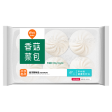 PLUS会员：巴比 香菇菜包300g*2包 共12只*4件