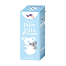 plus会员：纽仕兰 A2β-酪蛋白高钙纯牛奶200ml*3盒