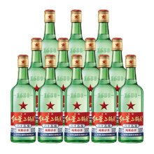 88VIP：红星 北京红星二锅头精制大二65度500ml*12瓶整箱