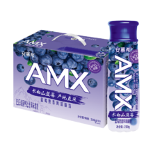 PLUS会员：安慕希 AMX蓝莓奶昔风味酸奶230g*10瓶/箱