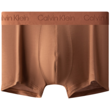 Calvin Klein内衣【黑标系列】男士轻柔舒适柔软防夹臀透气平角内裤NB3327 VLL-覆盆子色 L