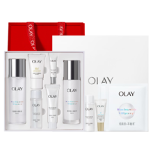 plus会员：玉兰油（OLAY）超抗小白瓶精华液美白水乳洁面提亮抗糖护肤品套装*2件+凑单品