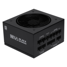 先马（SAMA）黑钻1000W V2版 机箱电脑电源台式机 金牌认证/PCI-E5.0/压纹线/智能温控一键启停/支持4090显卡