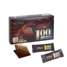 PLUS会员、需首购：金帝100%纯黑巧克力薄片100g